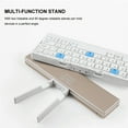 thumbnail image 4 of Jomaa Foldable Bluetooth Keyboard Rechargeable Keyboard Mini Folding Wireless Keyboard Aluminum Keypad With Stand For Phone, 4 of 8