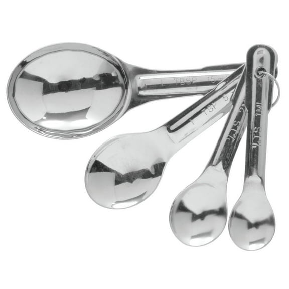 HUBERT® Measuring Spoon Set Stainless Steel with Standard Strip Handles