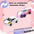 thumbnail image 4 of PayUSD 2-in-1 Collision Transformation Dinosaur Toy Cars Magnetic Convertible Dinosaur Toys for Kids 3-12 Perfect Christmas Birthday Gift for Boys, 4 of 7