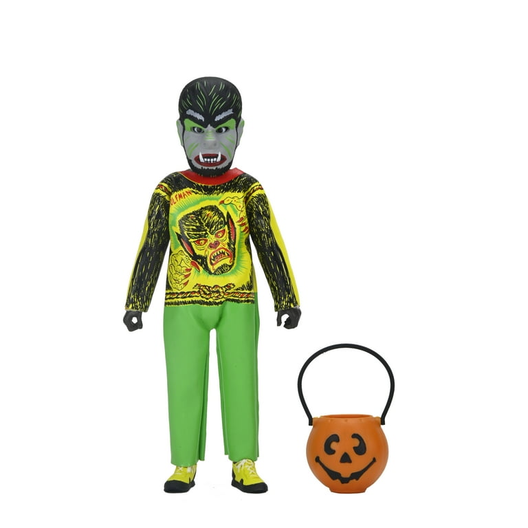 02AW UNDERCOVER 魔女期 フランケン柄サスペンダー jonio NECA, Wolfman Action Figure, 6'' vintage Halloween collectible