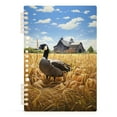 thumbnail image 2 of Duck Houses Trees Wheat Ring Binder Notebook Journey Note Diary College Ruled Spiral Notebook Study Loose Leaf Paper A5 60 Pages, 2 of 8