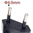 thumbnail image 2 of 2-Pin EU Power Extension Cable Cord with Switch, Toptekis European EU 2-Prong Power Cord Cable VDE Bend Angle 90 Degree Male to Female Power Extension Cord Cable (Elbow, White, 1ft/0.3m), 2 of 9