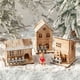 thumbnail image 3 of Decoración navideña de madera para casa pequeña, casa de madera nórdica ins, decoración navideña para árbol de Navidad, 3 of 4