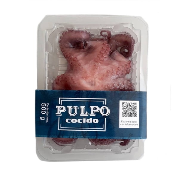Pulpo cocido Calidad gourmet 500 g congelado