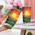 thumbnail image 1 of Vaso de viaje Oasisdream, taza de acero inoxidable de 600 ml, 1 of 6