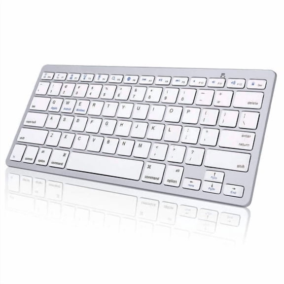 Bluetooth Wireless Keyboard, Slim Portable Keyboard for Tablet and PC