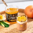 thumbnail image 3 of Black Cats Popping Boba Pearls | Mango Flavor | 1LB (454g) | Bursting Tea Balls for Drinks, Desserts, Smoothies, and Snack Toppings | Bubble Tea Tapioca Pearl Mix, 3 of 7