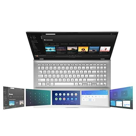 ASUS VivoBook S15 Thin & Light 15.6" FHD, Intel Core i7-8565U CPU, 8GB DDR4 RAM, PCIe NVMe 512GB Teton Glacier SSD, Windows 10 Home, S532FA-PB55, Transparent Silver