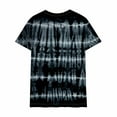 thumbnail image 3 of Dalix Ghost Embroidered Tie Dye Short Sleeve T-Shirt Medium Black, 3 of 5