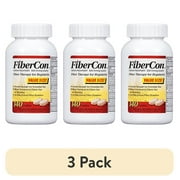 (3 pack) FiberCon Fiber Therapy for Regularity Supplement 140 Caplets