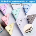 thumbnail image 1 of Marcadores de papel de plástico de alta calidad para evitar que los libros se doblen, clips triangulares isósceles de gran capacidad adecuados como marcadores temporales y organizadores de documentos, 1 of 7
