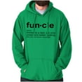 thumbnail image 4 of Funcle Fun Uncle Definition Cool Men's Big & Tall Graphic Hoodie Brisco Brands 2X, 4 of 4