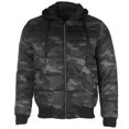 thumbnail image 2 of Maximos Men's Adam Zip Up Front Pocket Hooded Camouflage Jacket Orange L, 2 of 2