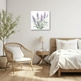 thumbnail image 5 of ZHONGYUTONG Lavender Canvas Wall Art Purple Flower Pictures Wall Decor Floral Plants Painting Poster Bathroom Bedroom Decor Frame (12.00"x12.00"), 5 of 6