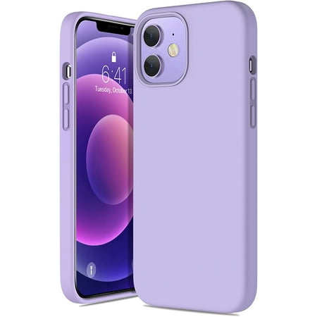 Designed For Iphone 12 Case Iphone 12 Pro Case Ibaolea Liquid Silicone Shockproof Military Grade Drop Tested Full Body Anti Scratch Phone Case 6 1 Inches Light Purple Light Purple Walmart Canada
