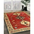 thumbnail image 2 of Ahgly Company Indoor Rectangle Traditional Red Persian Area Rugs, Swatch Sample, 2 of 6