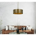 thumbnail image 2 of Home Ceiling Decorative Indoor 60W X 3 Rochefort Metal 3 Light Chandelier, 2 of 5