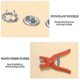 thumbnail image 2 of Metal Snaps Buttons With Fastener Pliers Tool Kit Five Claw Buckle Set Sewing Free, 2 of 4