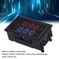 thumbnail image 4 of Digital Voltmeter Ammeter LED, Voltage Current Meter For Batteries, Motors, Solar Panels, 0.0-100V Measurement Range, 4 of 8