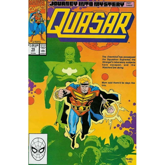 Quasar #15 VF ; Marvel Comic Book