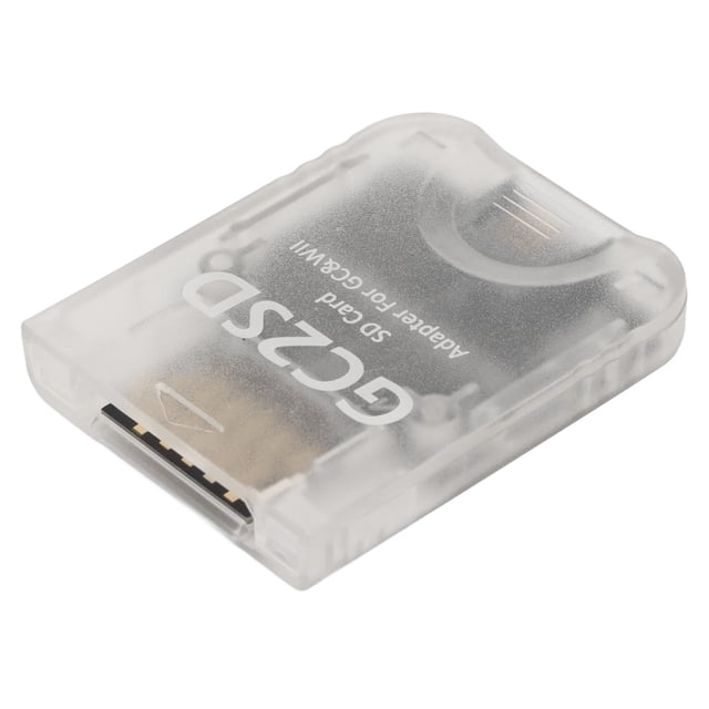 Lecteur de Carte GC2SD, Adaptateur de Carte Micro de Stockage pour Console de Jeu pour GC, Adaptateur de Carte Mémoire GC2SD Premium, pour Swiss, pour Xeno, pour GCloader Lite pour Pcioboot