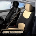 thumbnail image 3 of Fundas para Asientos de Automovil Juego 11 pzs, Universales Primavera y Verano Cubre Asientos para Auto, Suave, Transpirable y a Prueba de Polvo, para Coches, Furgonetas, SUV Etc (Beige), 3 of 9