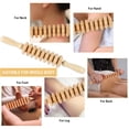 thumbnail image 4 of Herramienta de masaje Machomby Wooden Gua Sha para drenaje linfático, 2 unidades, 4 of 7