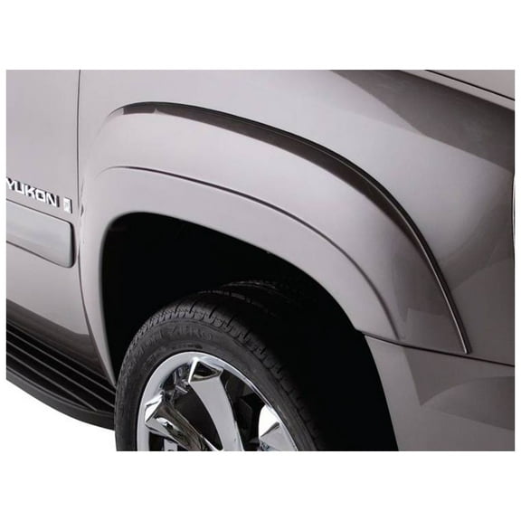 Bushwacker by RealTruck OE Style Factory Front Fender Flares | 2-Piece Set, Black, Smooth Finish | 40067-02 | Compatible with 2007-2011 Yukon & Yukon XL 1500 (Excludes Denali)