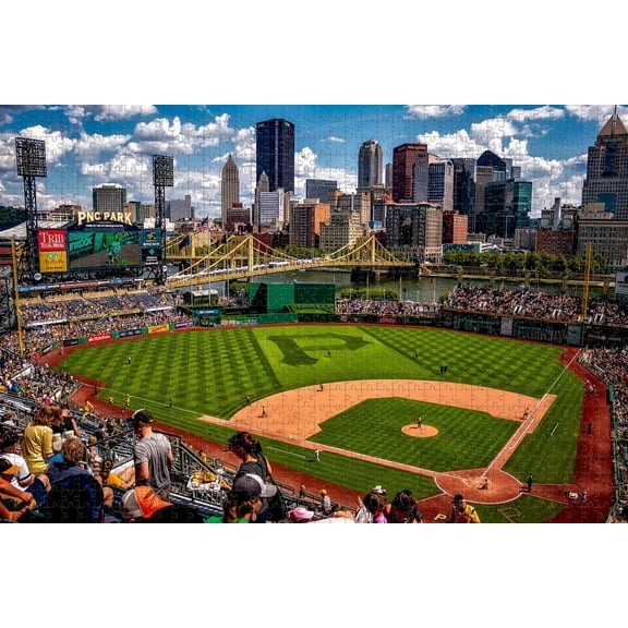 Jigsaw Puzzle 500 Piece for Adults Pnc Park Pittsburgh Pennsylvania USA Travel Souvenir 29.5 x 20 in