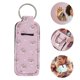 thumbnail image 3 of Ofertas Únicas 1 Pc Encantador Llavero Decorativo de Bolsa con Patrón de Huella para Labial y Perfume Color Rosa, 3 of 5