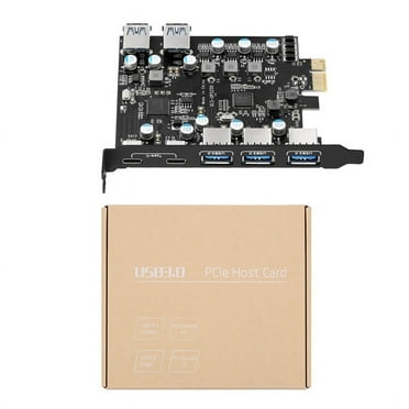 7Port PCIE to Type C (2), with 2 Rear USB 3.0 Ports PCI Express Card Desktop PC PCIE to USB 3.0 Expansion Card