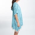 thumbnail image 6 of Elsie & Zoey Naomi One Size Hooded Poncho Swimsuit Cover Up for Women, 6 of 6