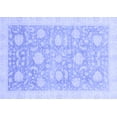 thumbnail image 1 of Ahgly Company Machine Washable Indoor Rectangle Oriental Blue Traditional Area Rugs, 8' x 10', 1 of 4