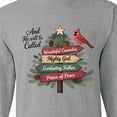 thumbnail image 4 of Inktastic Christian Christmas Tree with Red Cardinal Long Sleeve T-Shirt, 4 of 5