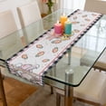 thumbnail image 4 of Easter Table CenterPC Linen Double Sided Table Runner 33X150Cm for Dining Table, 4 of 7