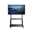 thumbnail image 3 of Tripp Lite DMCS60105XXDD Heavy-Duty Rolling TV Cart - Up to 105" Screen Support - 330.69 lb Load Capacity - 2 x Shelf(ves) - 72.6" Height x 46.2" Width x 26.6" Depth - Floor - Powd, 3 of 6