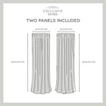 thumbnail image 4 of Par de paneles de cortinas Exclusive Home Loha Linen, color blanco invernal, 4 of 6