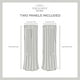 thumbnail image 4 of Par de paneles de cortinas Exclusive Home Loha Linen, color blanco invernal, 4 of 6
