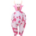 thumbnail image 2 of Disfraz inflable de vaca Arokibui para adulto, unisex, divertido, 2 of 6