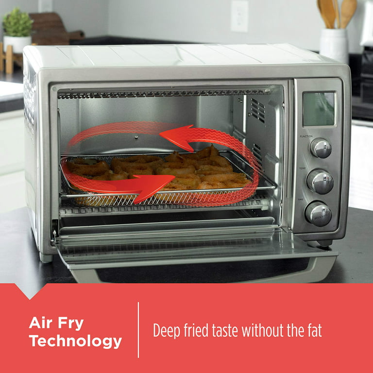 BLACK+DECKER Crisp 'N Bake Stainless Steel Air Fry Toaster Oven, Extra