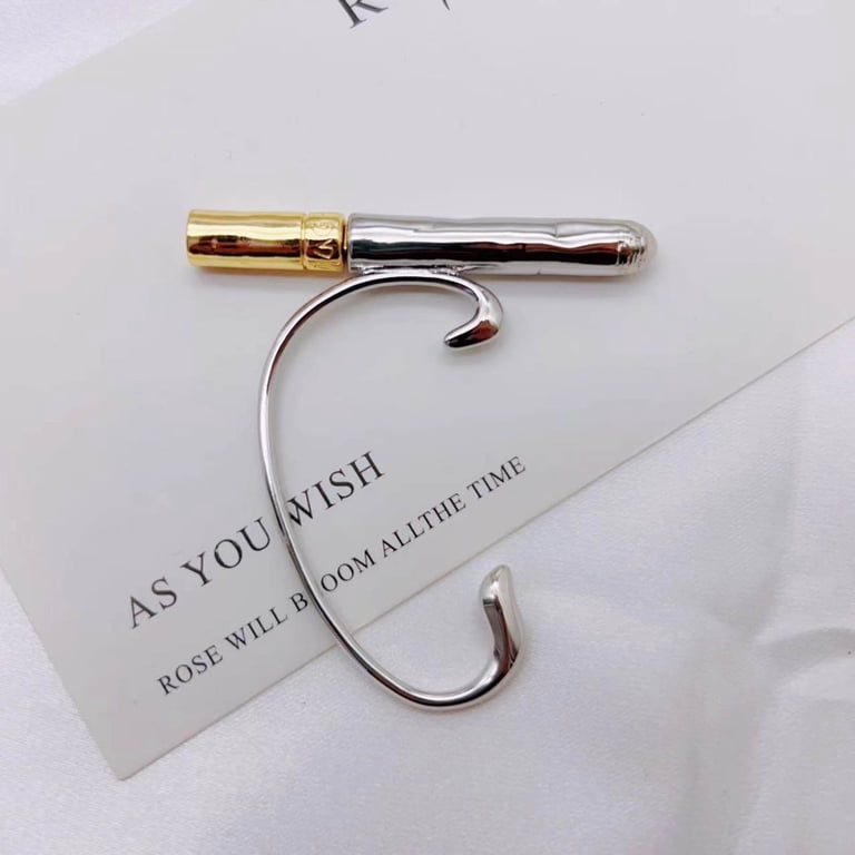 Exaggerated Ear Cuff Eye Catching Cool Cigarette Shaped Ear Dangle Pressure  Ear Clip Ear Accessory for Smaoking Lover