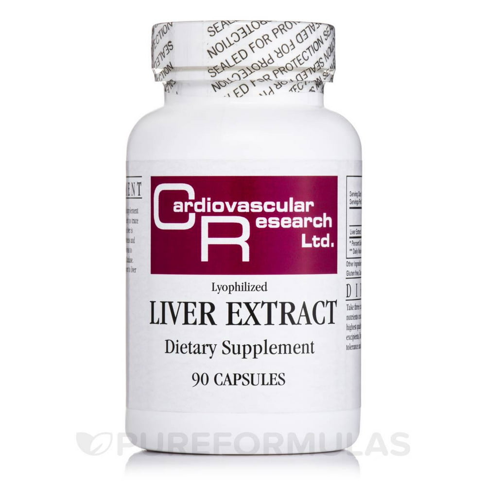 Cardiovascular Research Liver Extract 550 mg, 90 Capsules Walmart