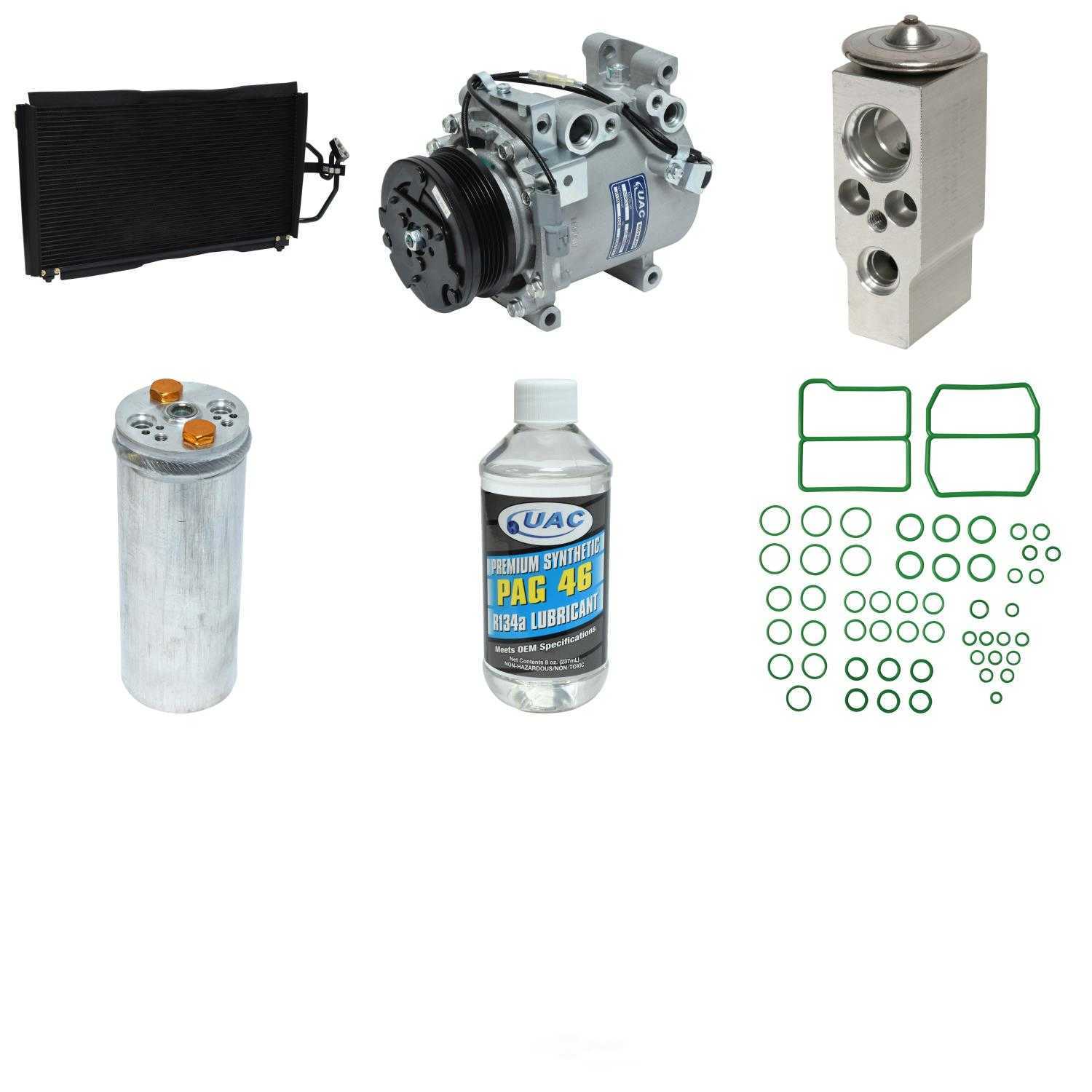 A/C Compressor and Component Kit -- Compressor-Condenser Replacement Kit Fits select: 2002-2003 MITSUBISHI GALANT ES/LS/GTZ, 2001 MITSUBISHI GALANT ES/GTZ