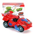 thumbnail image 2 of Toy car automatic transforming dinosaur with light and mu Blue, 2 of 4