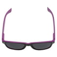 thumbnail image 4 of Retro Sunglasses - Two-tone Black Purple Frame / Smoke Lens, 4 of 7