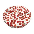 thumbnail image 2 of Lsque Tomato Round Bar chair cushion covers Velvet Fabric Premium Comfort Protects from Scratches and Stains for 14-17 Inch Chair- 13 inch, 2 of 7