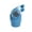 Powder Blue, variant on Toddlers One Hole Winter Flake Pom Ski Mask (2 pack), Blue
