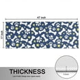 thumbnail image 5 of Kitchen Rugs Sets Of 2,Paw Print Dog Bone Anti Fatigue Kitchen Mat Rugs Non Slip Washable,Decorative Kitchen Floor Mats for Kitchen,Sink,Laundry,17"X47", 5 of 5