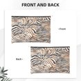 thumbnail image 2 of Hirioo Watercolor Zebra for Paper Reusable Cosmetic Bag Zipper Encouragement Travel Pouch Toiletry Bag for Women Girls, 2 of 7