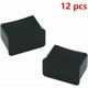 thumbnail image 2 of Paquete de 12 tapas protectoras rectangulares de fieltro de goma para patas de mesa o silla (negro, 15 x 30 mm), 2 of 5